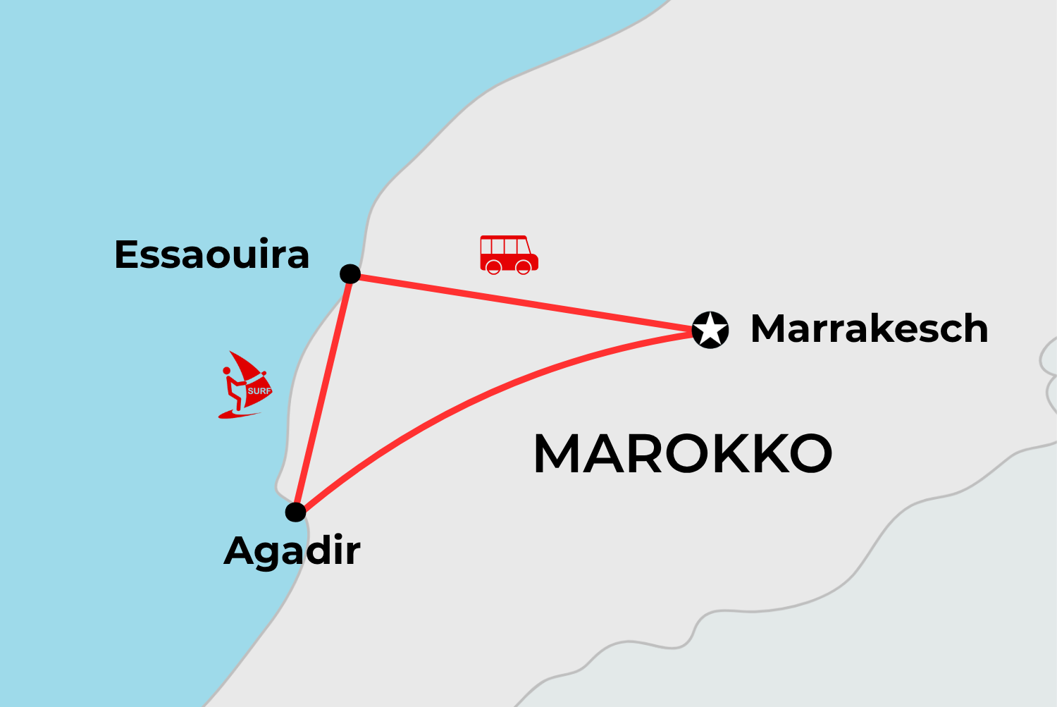 Fünf Tage in Marokko - Konfort