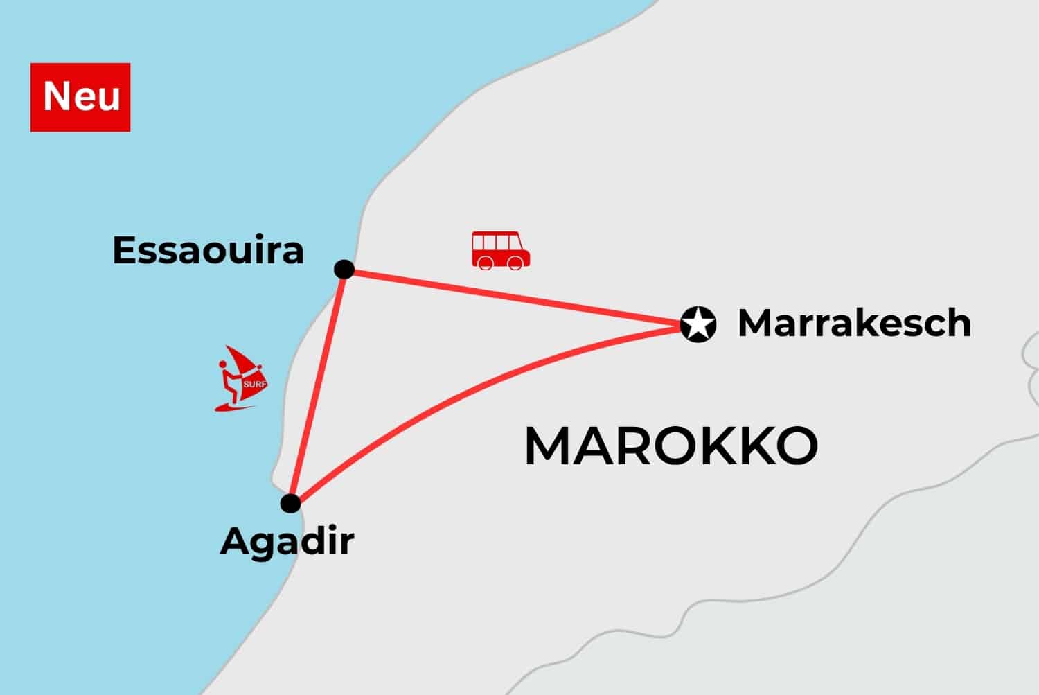 Fünf Tage in Marokko - Konfort