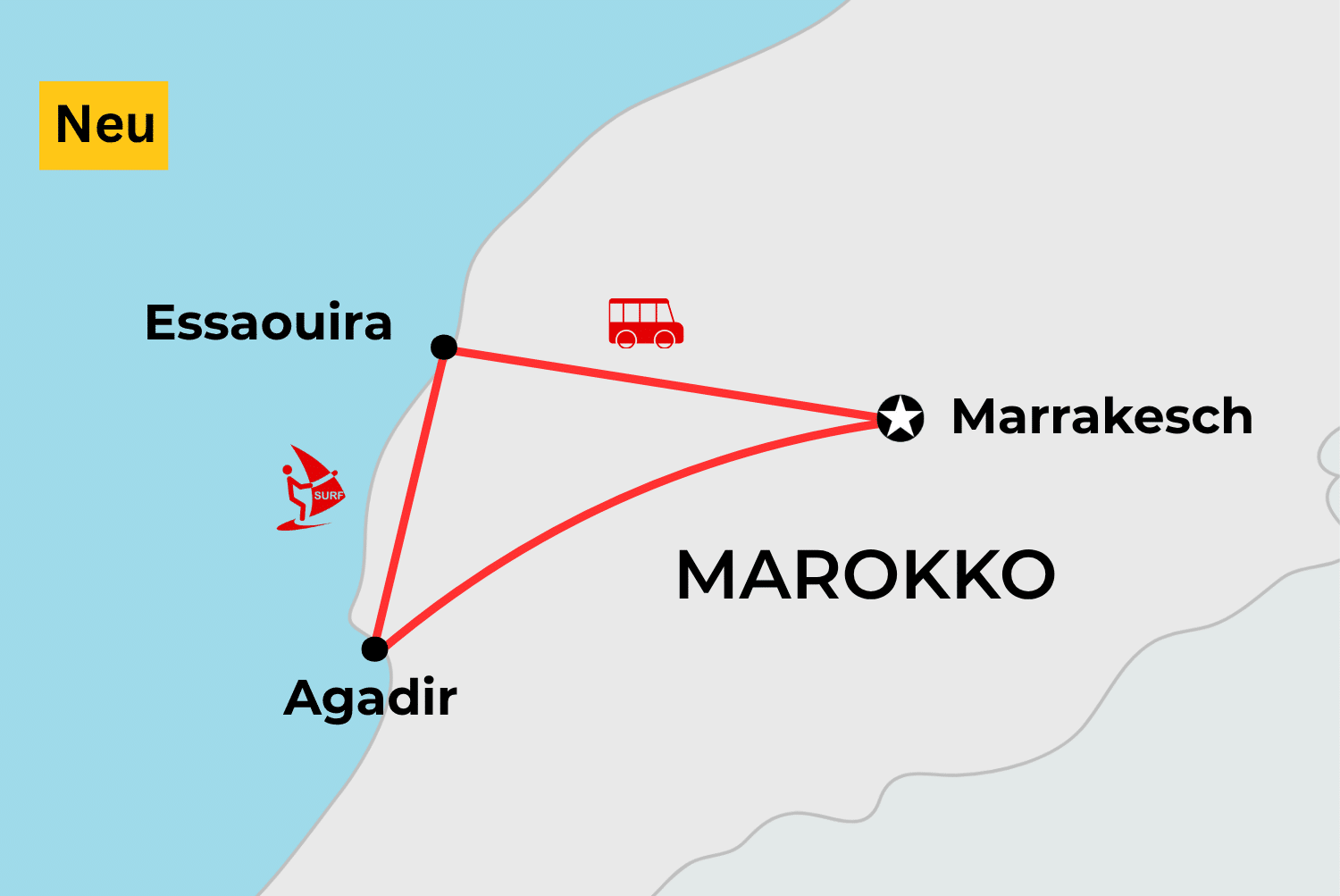 Fünf Tage in Marokko - Konfort